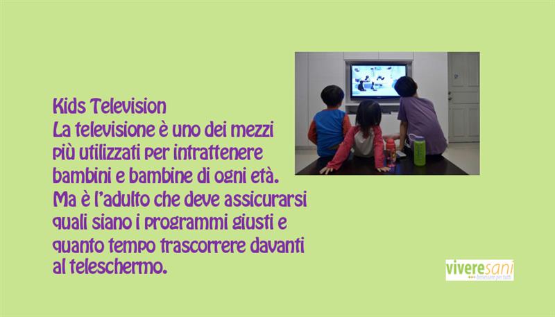 Bambini e televisione Bambini e televisione